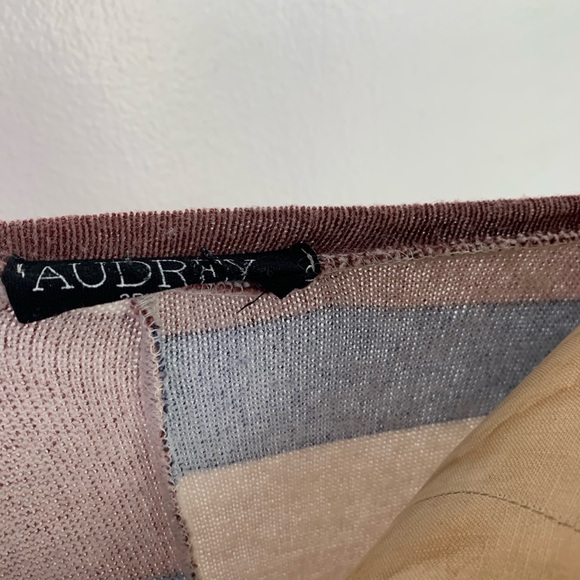 Audrey 3+1 Soft Fuzzy Stripe Pullover Hacci - Picture 5 of 6